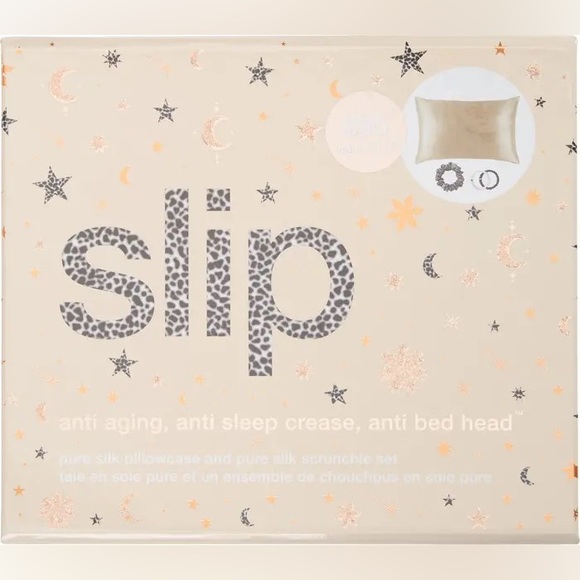 Slip Silk Pillowcase & Scrunchie Set Caramel 🤍 - Picture 3 of 4